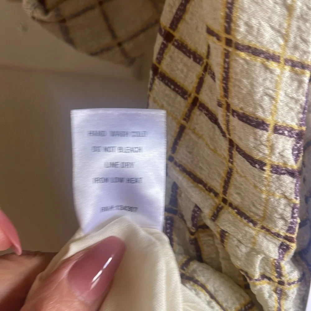 Lumière Plaid V-Neck Dress - Picture 11 of 11